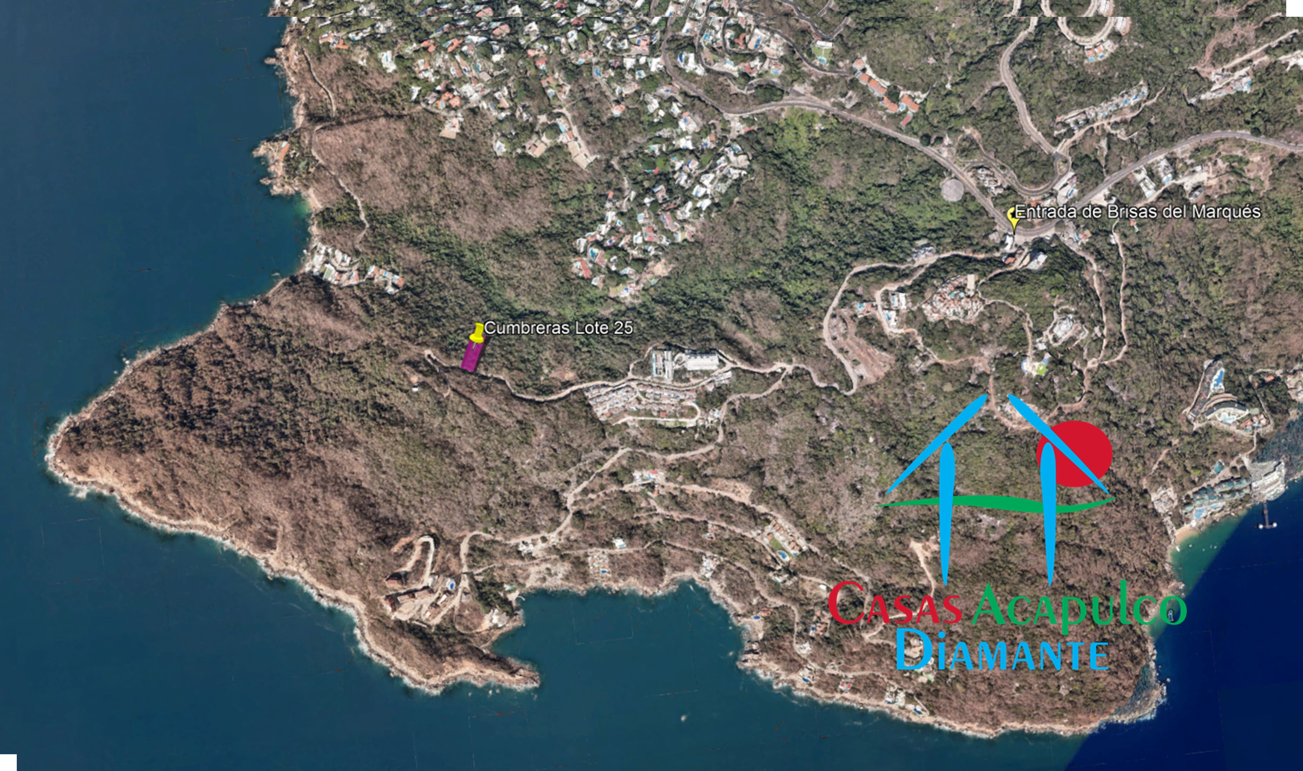 Terreno Brisas del Marqués Cumbreras Lote 25 - Ubicación satelital y entorno 2